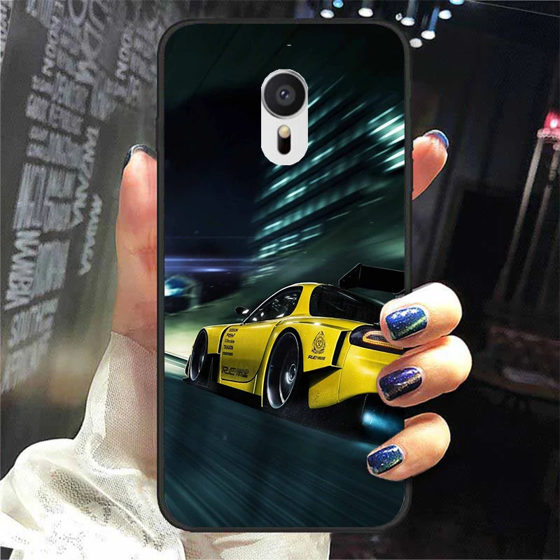 Silicone Phone Case For Meizu MX5 MX6 Cases Soft Cover Fundas For meizu mx5 mx6 Shell Fashion Cool JDM Sports Car Bumper best meizu phone cases Cases For Meizu