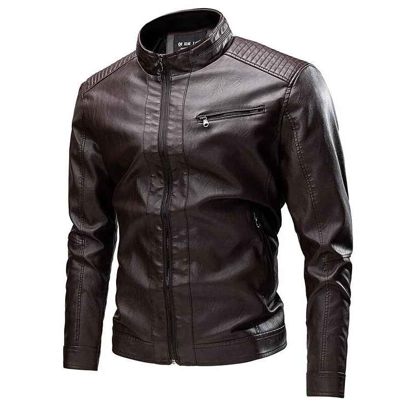 

autumn jackets for mens Motorcycle leather jacket men coat Korean streetwear vestes jaqueta masculina men clothing