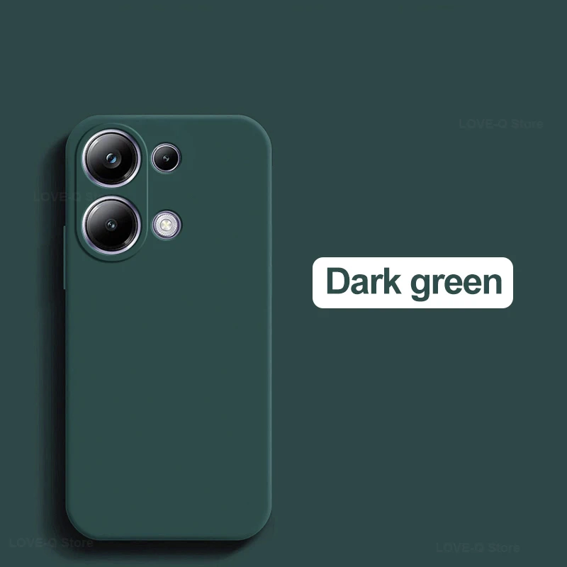 Silicone Solid Color Fall and Collision Protection Phone Case