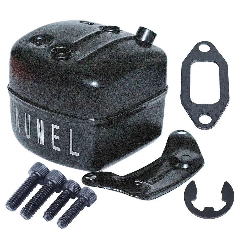 544029501 Exhaust Muffler Kit For Husqvarna 362 365 371 372 372XP 385 390XP Chainsaw 503765301 Muffler Gasket Bracket Screws 2