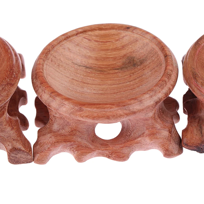 Acid Branch Wood Display Stand Base For Crystal Ball Sphere Globe Stone Decor