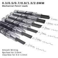 0.3 0.5 0.7 0.9 1.3 2.0mm Lead Core HB Automatic Pencil Lead Smooth Writing Sketching Painting Writing Stationery Supplies 1