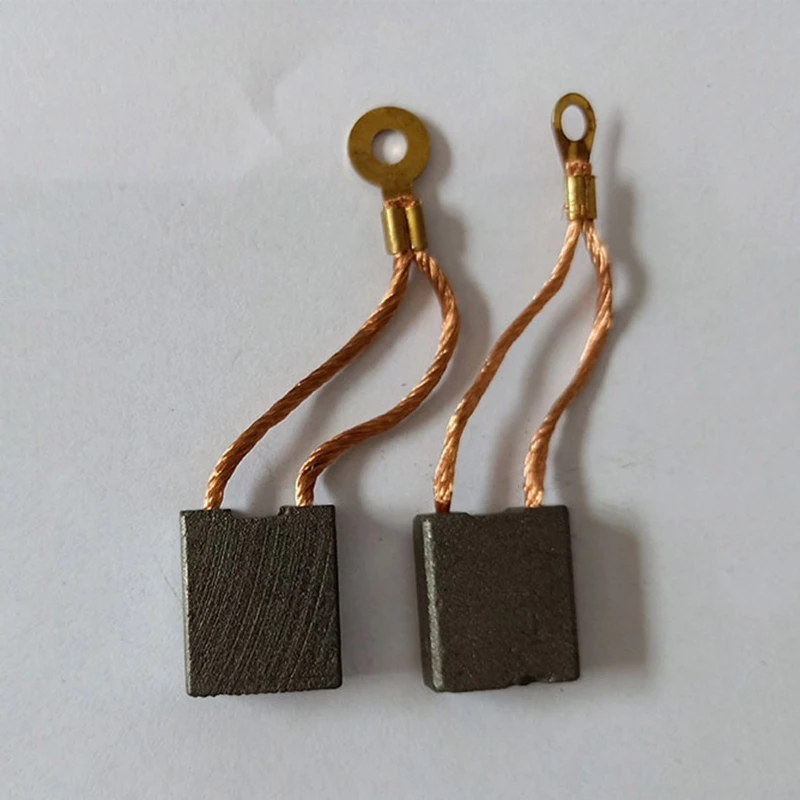 2Pc 21x18x7mm Carbon Brush for Electric Motor Power Tool Replacement Repair Part