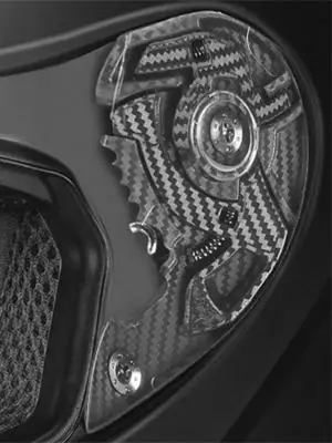 glx gx11 shield visor base plate