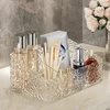 Light Luxury Water Corrugated Trapezoidal Open Desktop Storage Box Cosmetics Storage Box Multi-grid Makeup Organizer Box 1