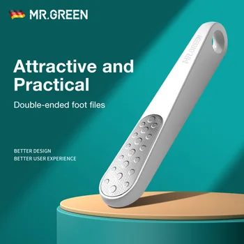 MR.GREEN-풋 파일 죽은 피부용 양면 캘러스 리무버, 전문 페디큐어 도구, 캘러스 스크레이퍼, 풋 샌더 힐 파일러 상품 이미지
