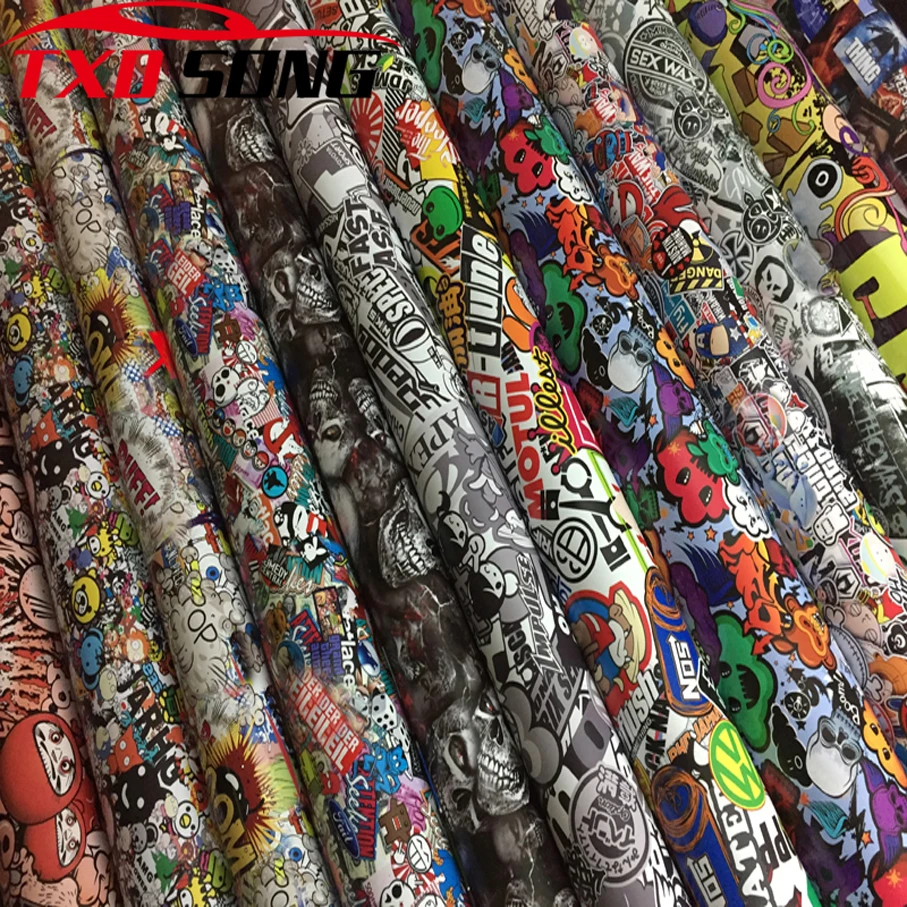 

Наклейки виниловые, черно-белые, граффити бомба, для самоката, скейтборда