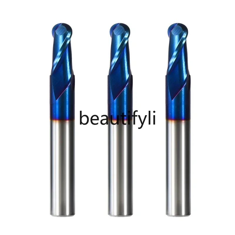 65 degree tungsten steel ball cutter coated alloy ball cutter r4 spherical stainless special two-edge numerical control