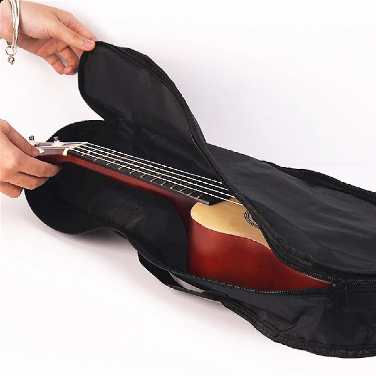 Ukulele Set Miwayer Soprano Ukulele 21 Inch for Beginners with Gig Bag Tuner Capo