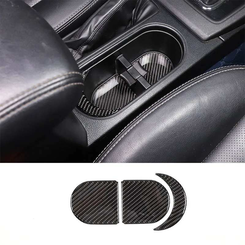 

For Subaru Forester 2013-2018 soft carbon fiber car central control storage slot mat interior modification accessories