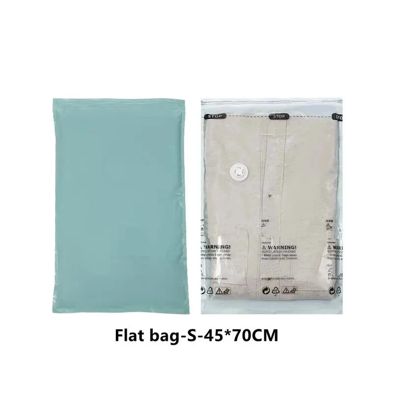 1pc No Need Pump Vacuum Bags Plastic Storage Bags for Storing Clothes Blankets Compression Empty Bag Travel Accessories vacuum storage bags
