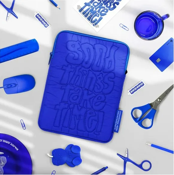Capa para Notebook Carta Criativa Forro Macio Bolsa de Armazenamento Bolsa Novo 11 13 15.6 Ipad Pro 12.9 10th Xiaomi Macbook Air 13.3 - Imagem 5