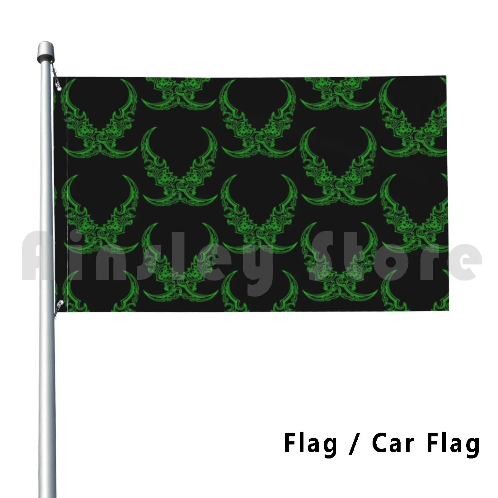 Warglaives Of Azzinoth Flag Car Flag Printing Custom Wow Illidan Demon Demonhunter Wing Black Temple Bc Burning