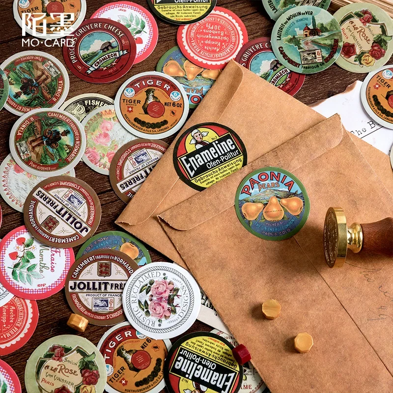 

45pcs/pack Decoration Diy Ablum Diary Scrapbooking Label Sticker Creative Vintage Posters Mini Paper Sticker