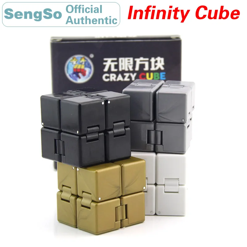 ShengShou Infinity 2x2x2 Crazy Magic Cube Stress Reliever Speed Twisty Puzzle Antistress Educational Toys For Children 3d three dimensional variety geometric magic cube fidget toys kids anti stress hand flip puzzle game reliever educational toys