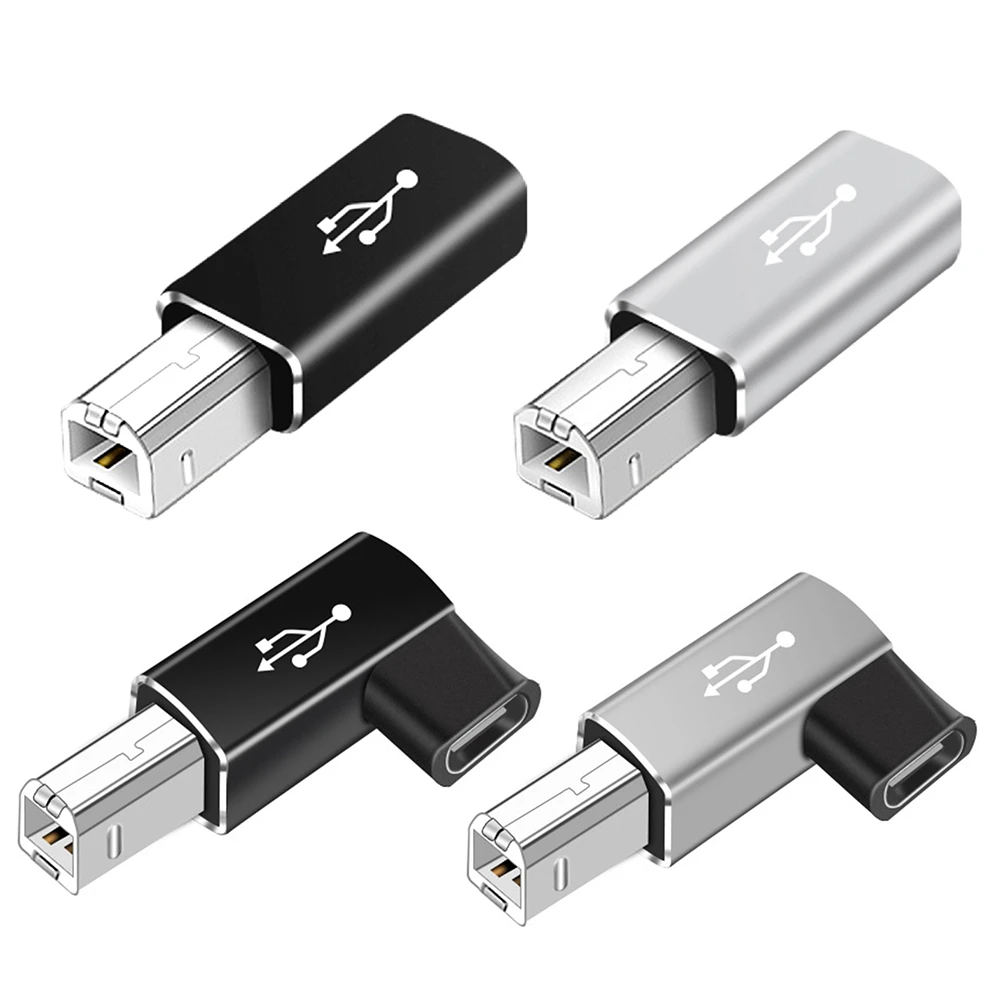 Adaptador USB tipo C hembra a USB B macho para escáner, convertidor de  impresora, adaptador de transferencia de datos USB C para teclado de  controlador MIDI| | - AliExpress