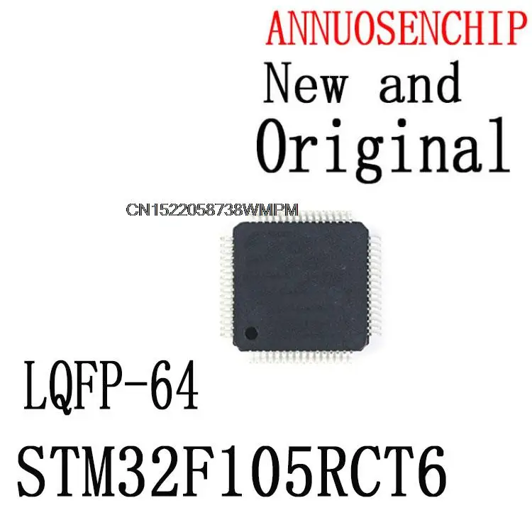 

Free shipping 10PCS New and Original STM32F105 LQFP-64 IC In stock! STM32F105RCT6