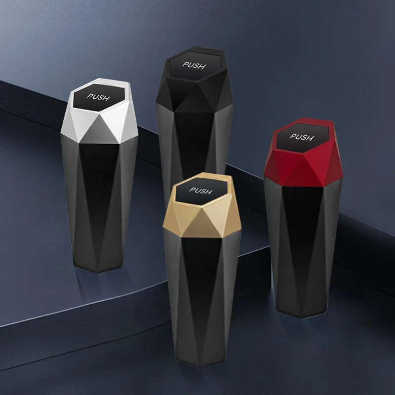 Universal Car Trash Can Door Seat Back Visor Trash Bin Auto Organizer Storage Box Color Garbage Dust Case Ashtray Car-styling car trash can car trash bag car armrest storage box