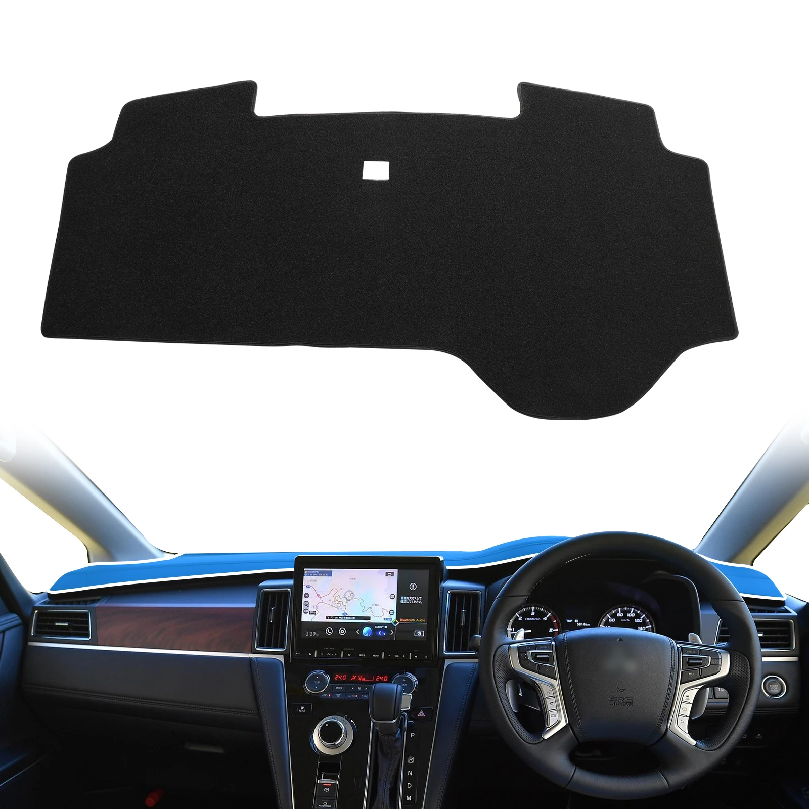 

Car Dashboard Pad for MITUBIST DELICA D:5 D5 2007 - 2023 Dashmat Dash Mat Accessories Protective Cover Carpet