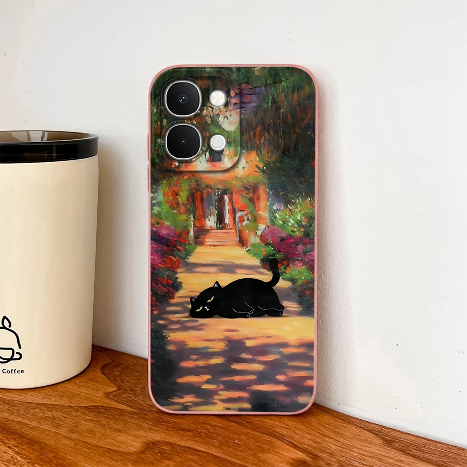 Coconut Tree Soft Smooth Liquid Silicone Phone Case - Full Protection Back Cover