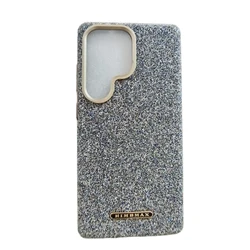 Glitter Bling Magnetic Attraction Phone Case with Electroplating Bumper - Galaxy S23 Ultra (GRAY)