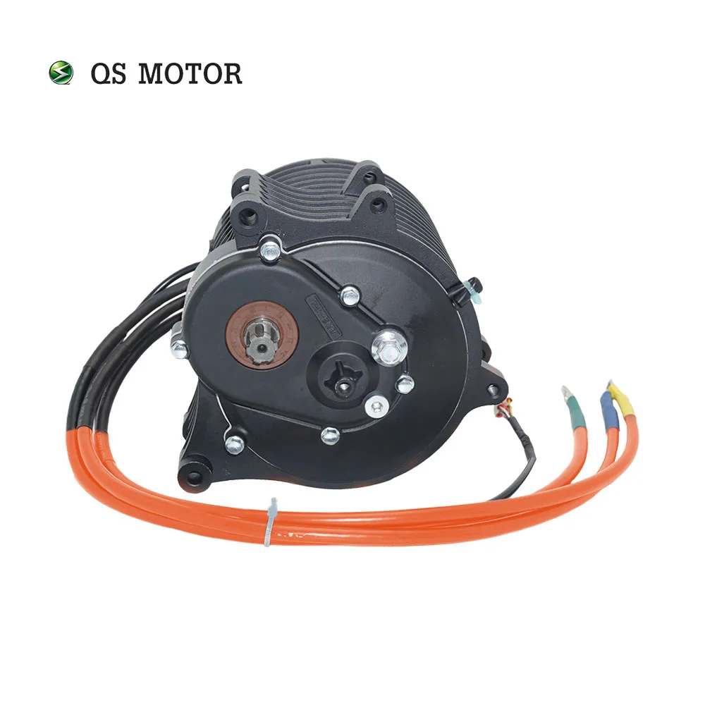 QSMOTOR 138 3000W V3 70H 5500W Max continuous 72V 100KPH Mid drive Motor with EM150-2SP Controller for go-kart