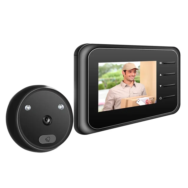 WiFi Doorbell Door Viewer Camera Door Peephole with Wireless Monitor Live View Available Digital Night Vision Photo Shooting 1