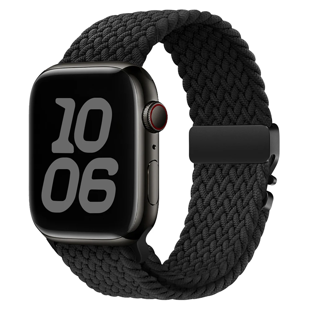 Braided Nylon Watch Strap Bracelet – Elegant and Versatile Design