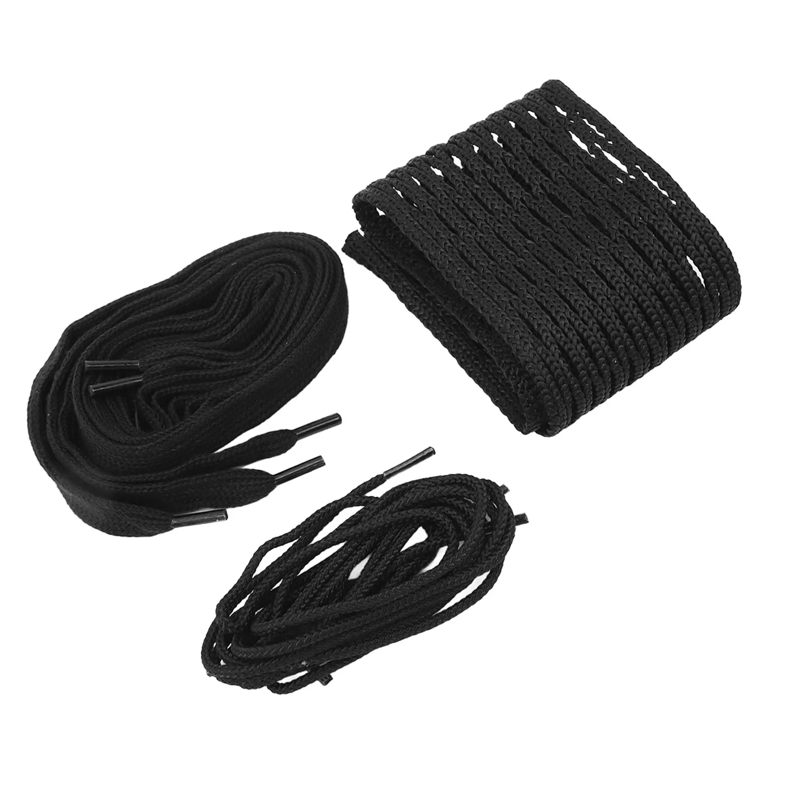 Mesh Piece Woven String Wear Proof Portable Black Nylon Mesh Piece String Tear Resistant for Accessory