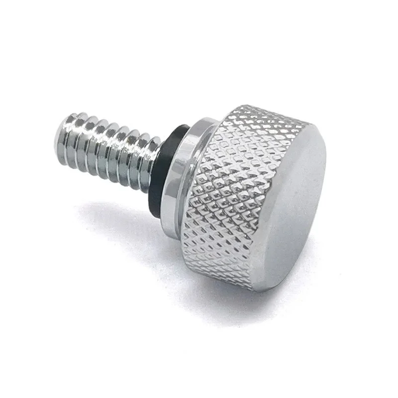 Chrome Rear Fender Seat Bolt Stainless Steel Seat Screw Quick Mount Compatible for Harley Davidson Sportster Touring Softail