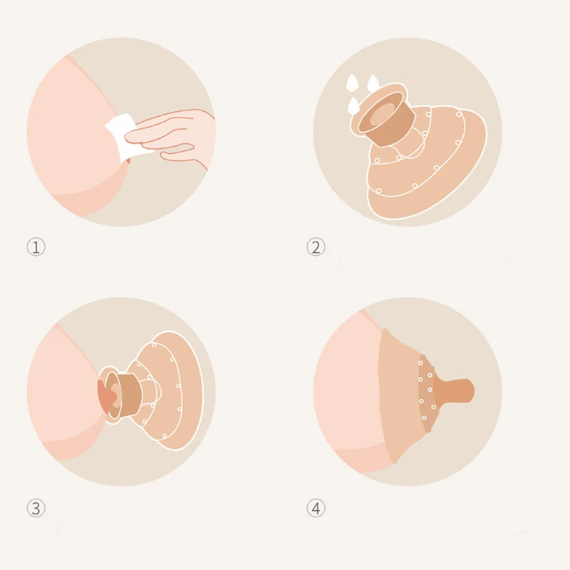 2 Pcs Nippy - Breastfeeding Nipple Shield