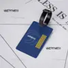 Airbus Fighter Pilot Luggage Tags for Travel Suitcase Aviation Airplane Privacy Cover ID Label 5