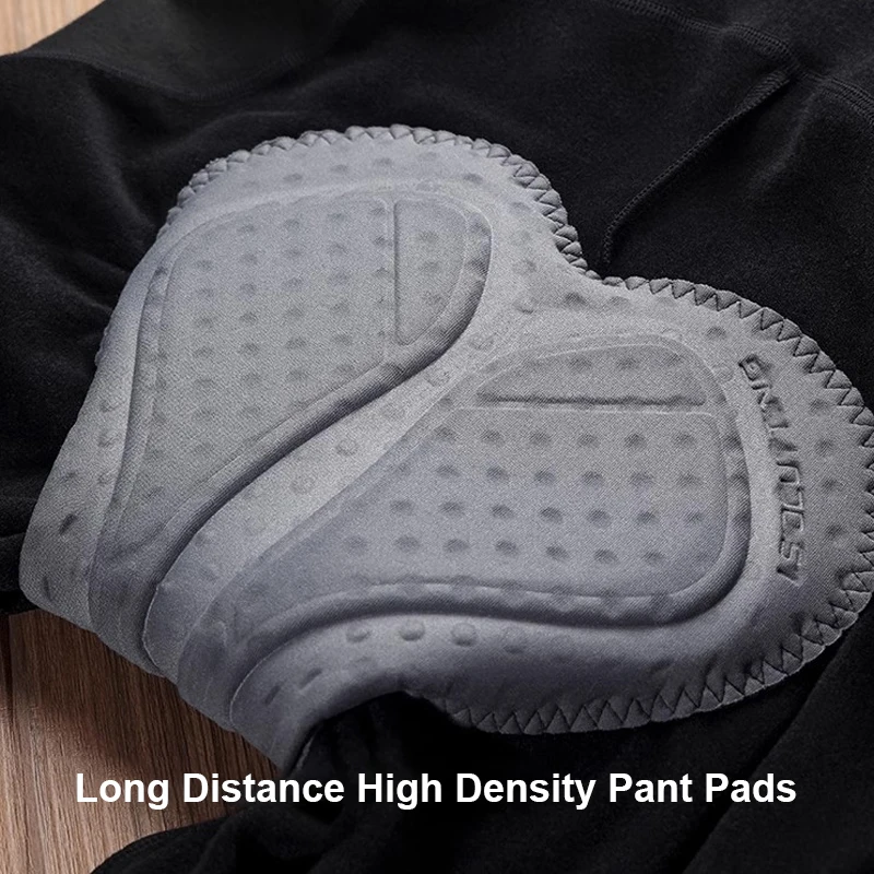 Lameda Men's Bicycle Pants Winter Keep Warm Cycling Clothing Road Bike Pants Trousers Fleece Cycle Leggings Tights