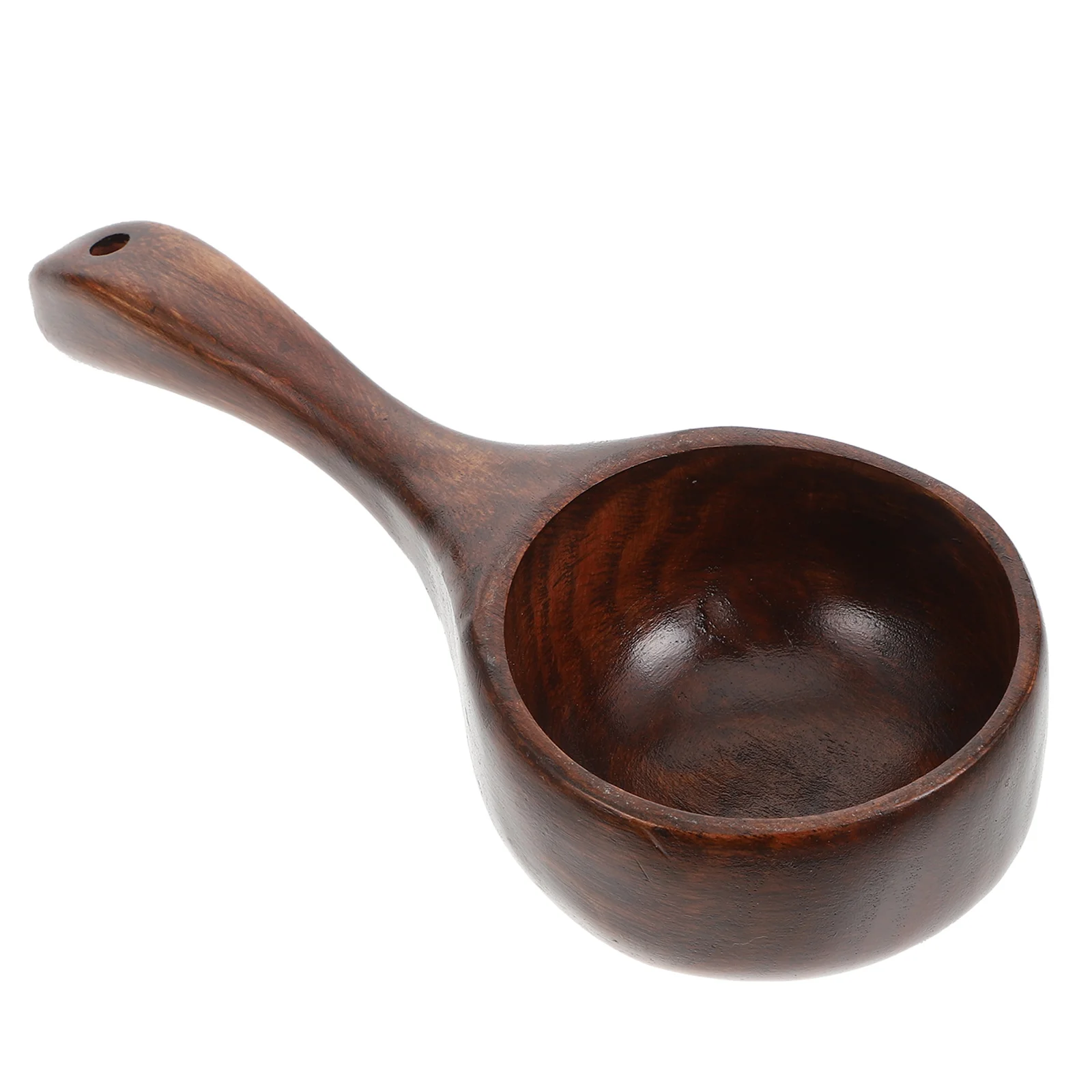 

1pc Vintage Wooden Rice Spoon Multifunction Tablespoon Water Soup Scoop