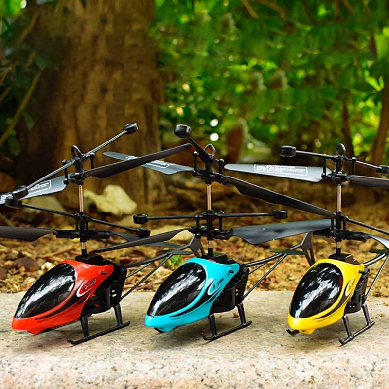 Helicopter RC Toys Mini Drone Rechargeable Infrared Induction Remote Control RC Helicopter Flying Toys for Boys Girls P31B 4