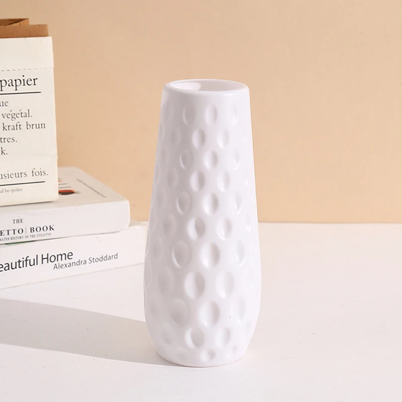 Modern Nordic Plastic Flower Vase, Pink, Blue, White Pot, Basket, Home, Living Room Decoration, Ornament, Arrangement 4