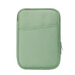 Waterproof Storage Bag with Cable and Accessory Pockets for 8.68inch Tablet (Green)