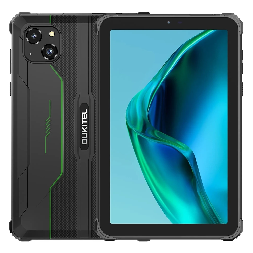 OUKITEL RT3 Pro Rugged Tablet PC 4GB+128GB 8.0'' Android 14 MediaTek G81 Octa Core 5150mAh 33W Tablet PC