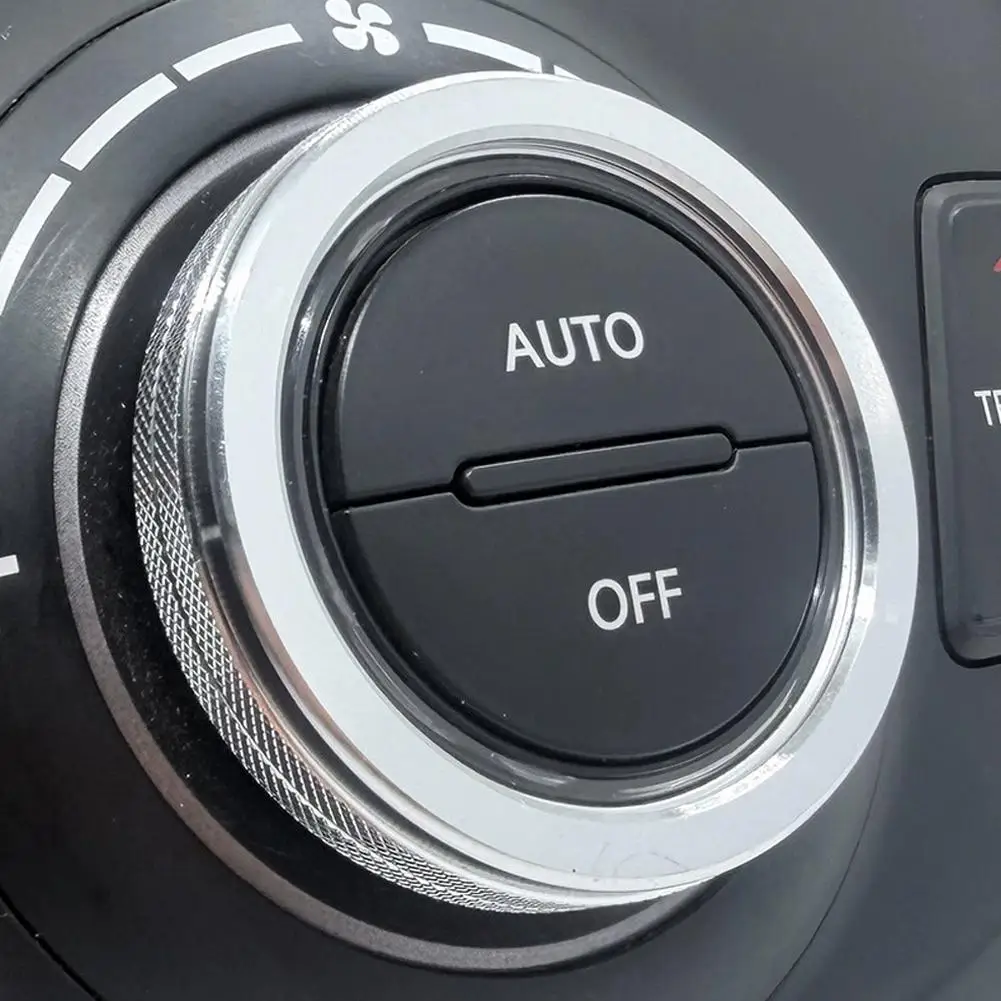 2013-2017 현대 ix45 모델용 AC 공조 노브 트림 링, 실내 장식 액세서리, ..