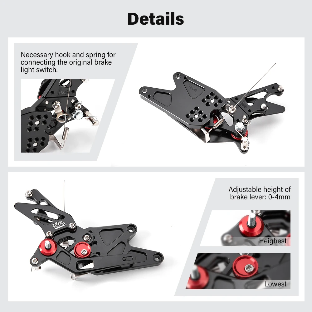 MT 03 MT 25 MT03 MT25 CNC Adjustable Rear Set Rearsets Footrest For Yamaha YZF R25 R3 MT-03 MT-25 2014- Motorcycle Access motorcycle accessories,motorcycle footrests