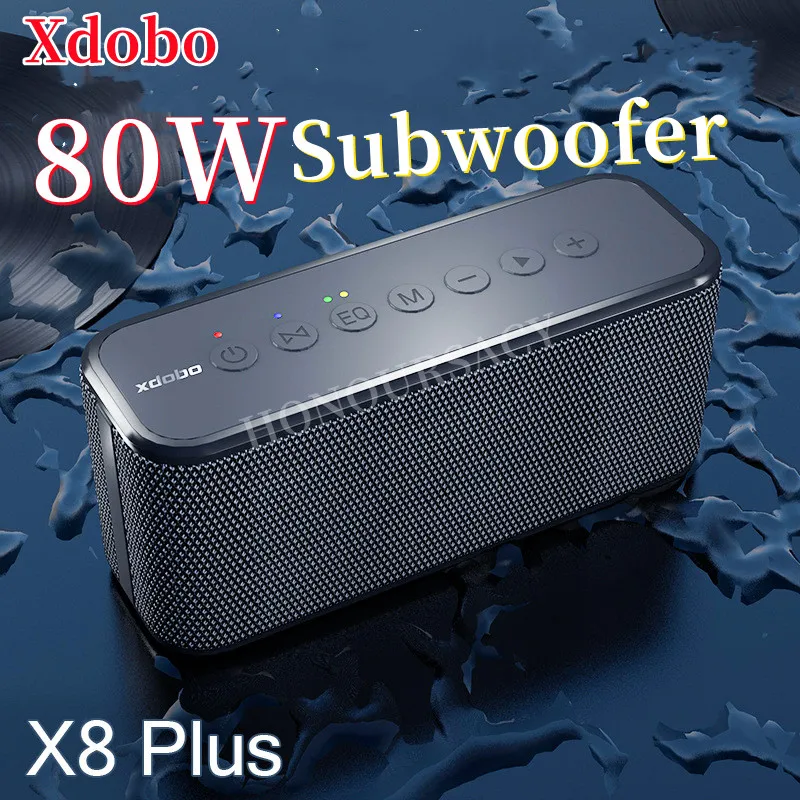 XDOBO X8 Max 100W High-power Wireless Bluetooth Speakers Game Sound TWS 3D  Stereo Subwoofer Outdoor Portable Waterproof Boombox