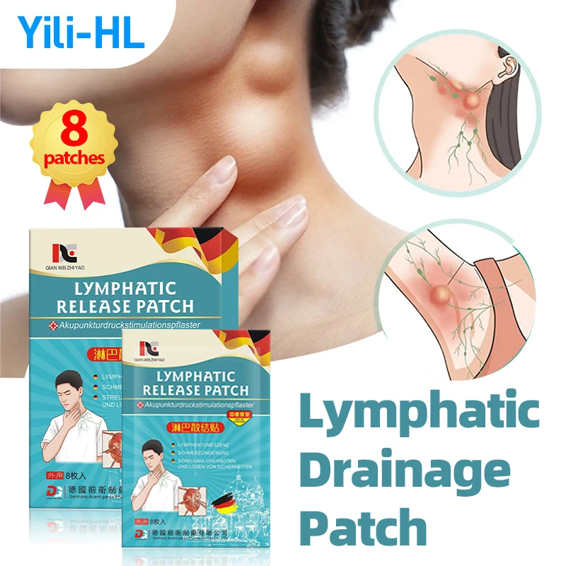 

Lymphatic Detox Treatment Lymph Nodes Drainage Patch For Armpit Neck Breast Anti-Swelling Herbal Cream German Secret Recipe