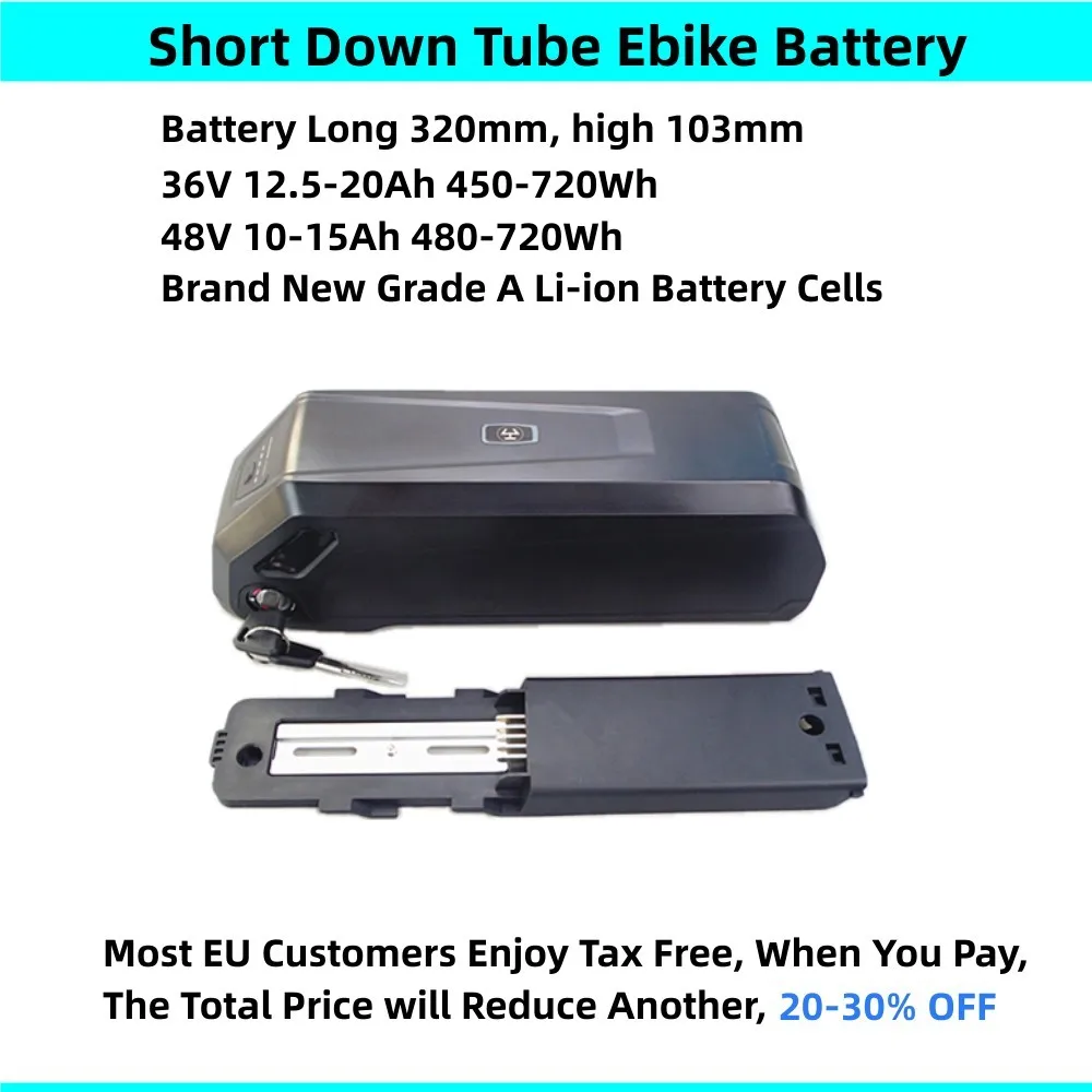 Dolphin Li-Ion Batteria Ricaricabile Ebike 48V 10.4Ah 13Ah 14Ah 15Ah 36V 13Ah 17Ah 20Ah Per Batteria Xpremium Xp Trike