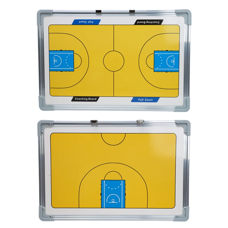 Basketball tactical board Aluminum alloy edge professional coaching board High-grade magnetic tactical double-sided magnet