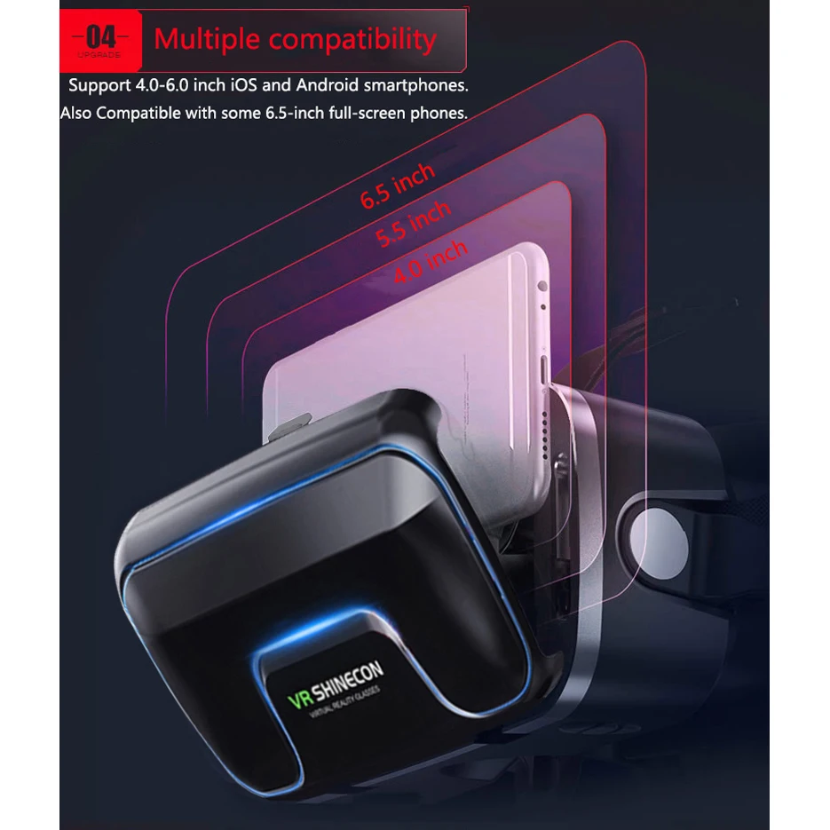 <h3 style="text-align: center">Casque de réalité virtuelle pour smartphone</h3>