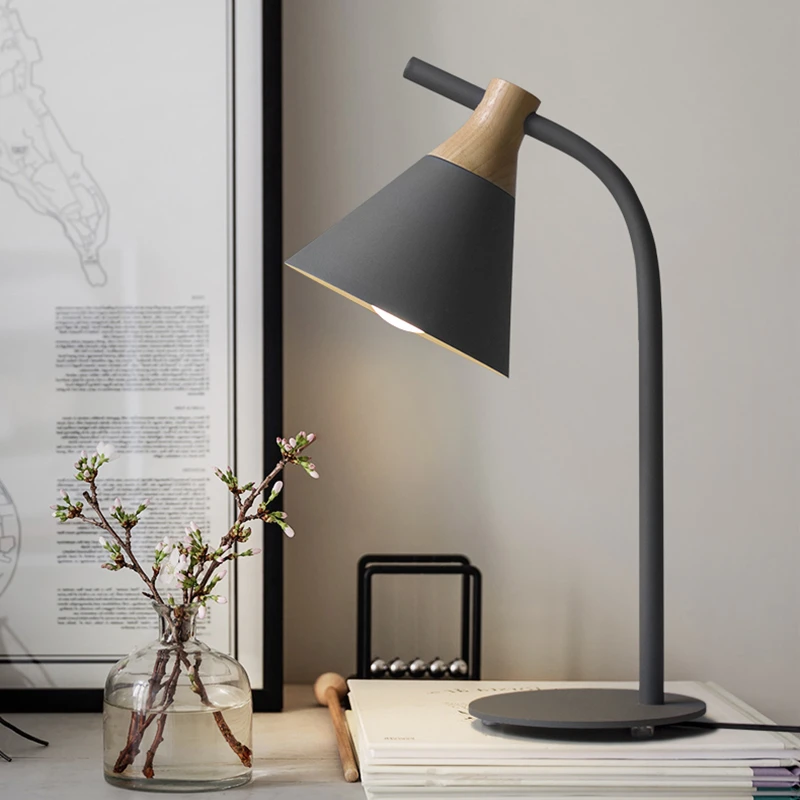

Nordic LED Macaron Study Floor Lamps Bedroom Children's Room Bedside Modern Table Lights Indoor Decorations Table Lamp Lighting