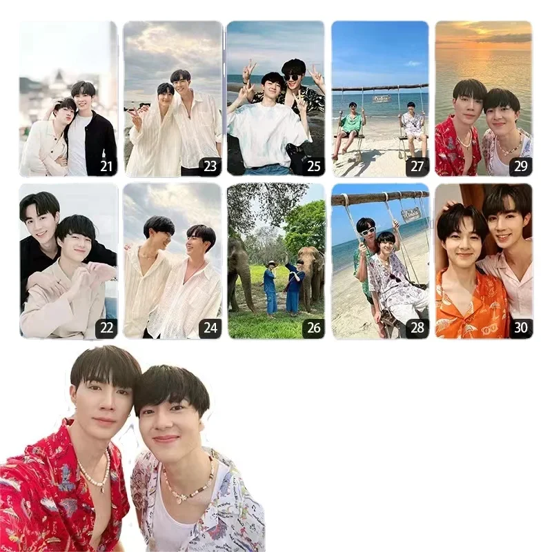 

10PC/SET ZEENUNNEW Li Haihai Lin Jingyun HD Poster Thai Drama CutiePieSeries Drama Stills Photos Card Meal Bus Card DIY Stickers