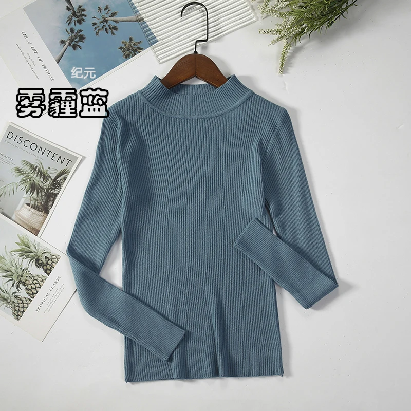 oversized sweaters 2022 New-coming Autumn Winter Tops Basic Turtleneck Pullovers Sweaters Primer Long Sleeve Short Korean Slim-fit tight Sweater brown cardigan Sweaters