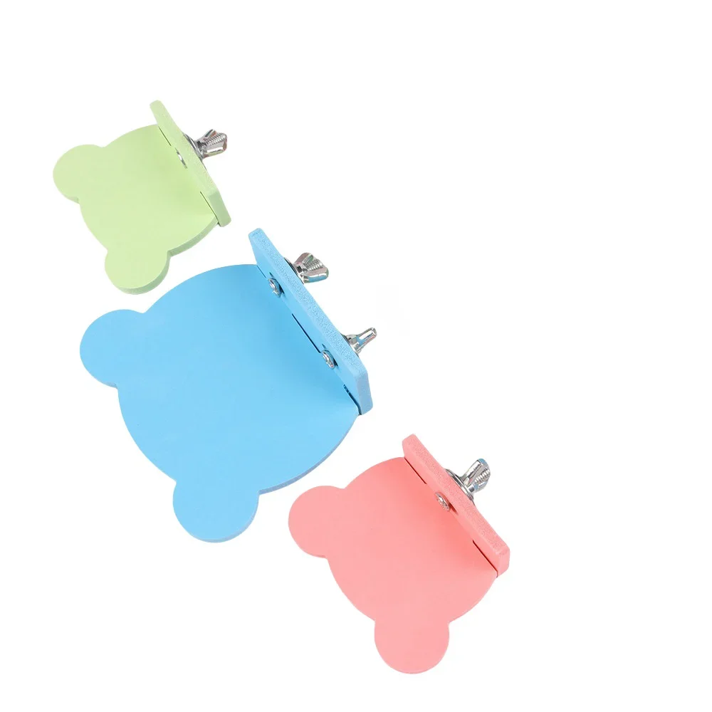 1 pc Random Color Hamster Standing Board Interactive Toys for Pet Bird Parrot Hamster Perches Climb Stand Board Cage Accessories