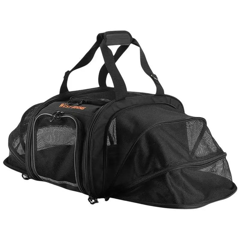 

Pet Bicycle Basket Dog Bike Carrier Backpack Detachable Dog Carrier Car Seat Carrier Pets Holder Pockets For Outdoor Travel